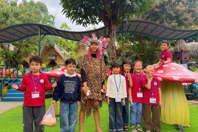 Trải nghiệm học tập với chủ đề “HÀNH TRÌNH VỀ NGUỒN VÀ KHÁM PHÁ KỲ THÚ”